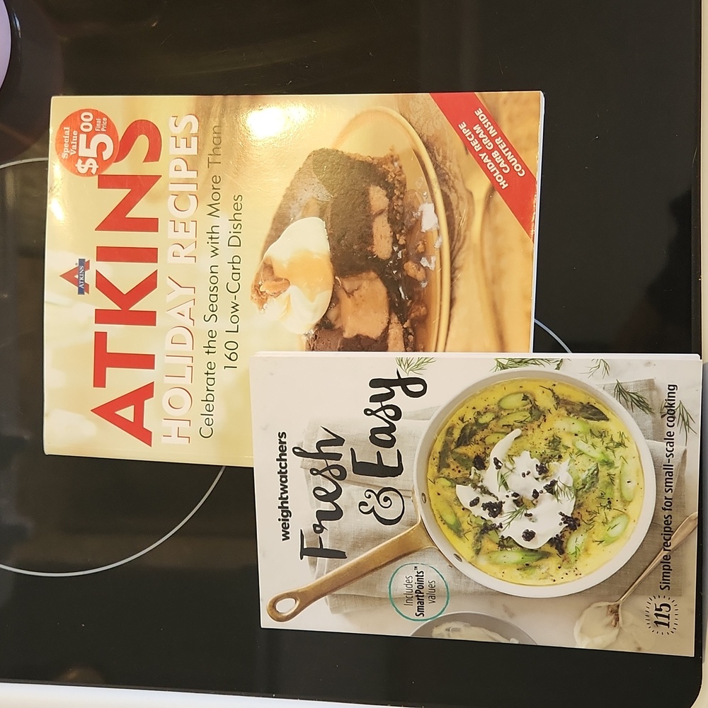 Weight watchers Atkins cookbooks